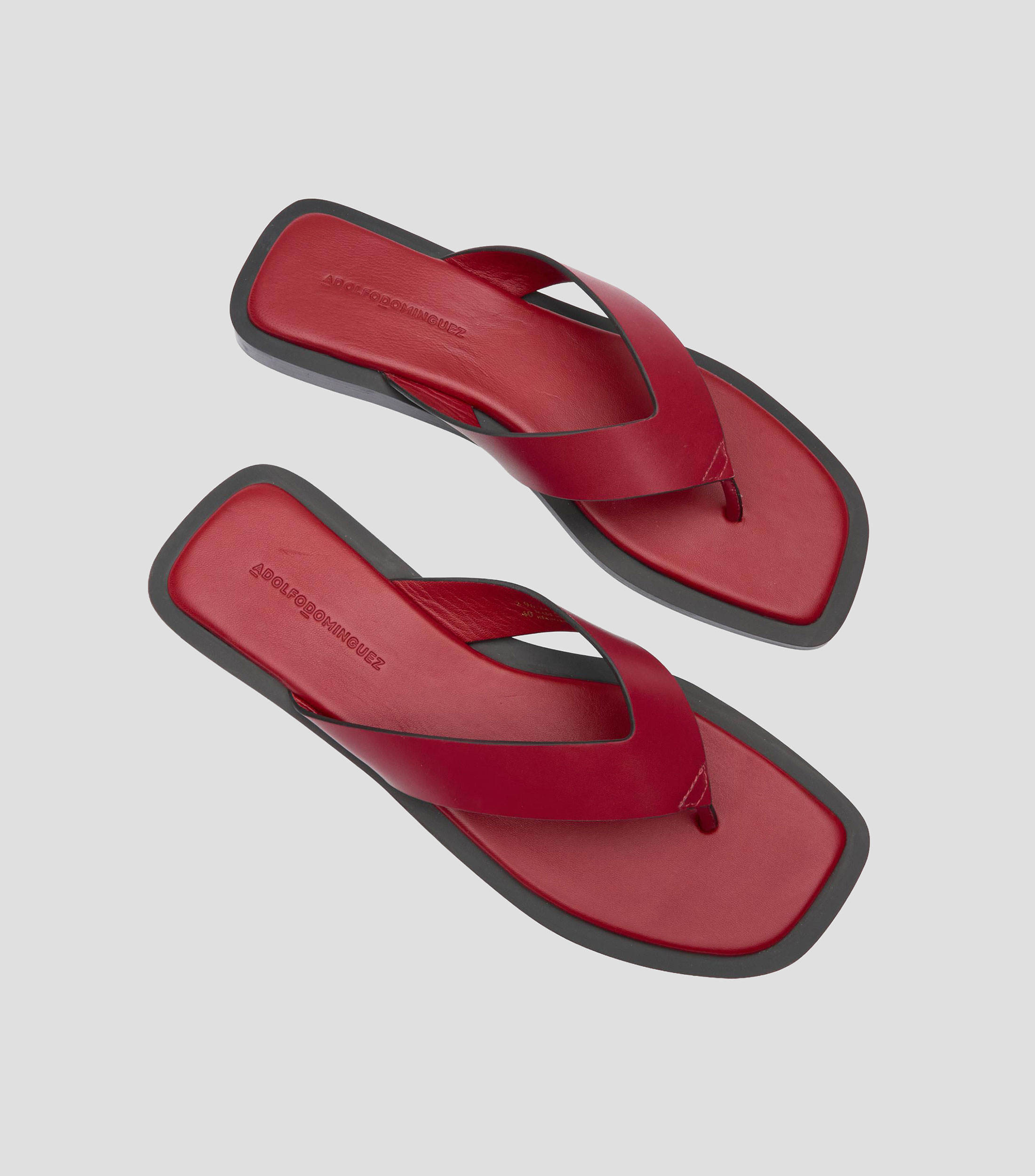 Sandalias pata de gallo planas Mujer